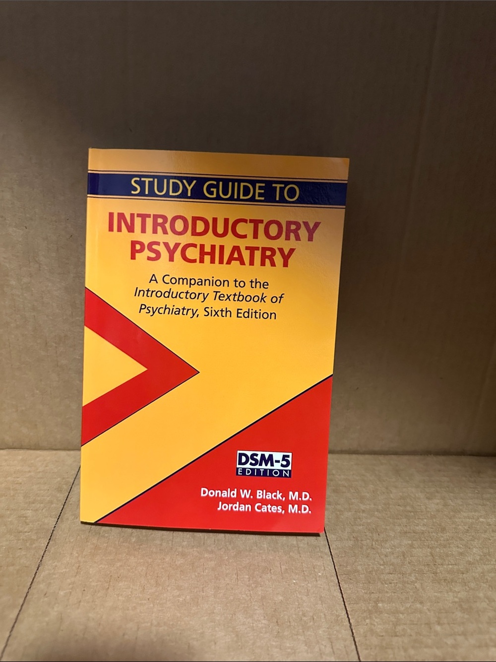 Study Guide to Introductory Psychiatry - Yellow and Red Notebook